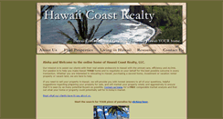 Desktop Screenshot of hawaiicoastrealty.net